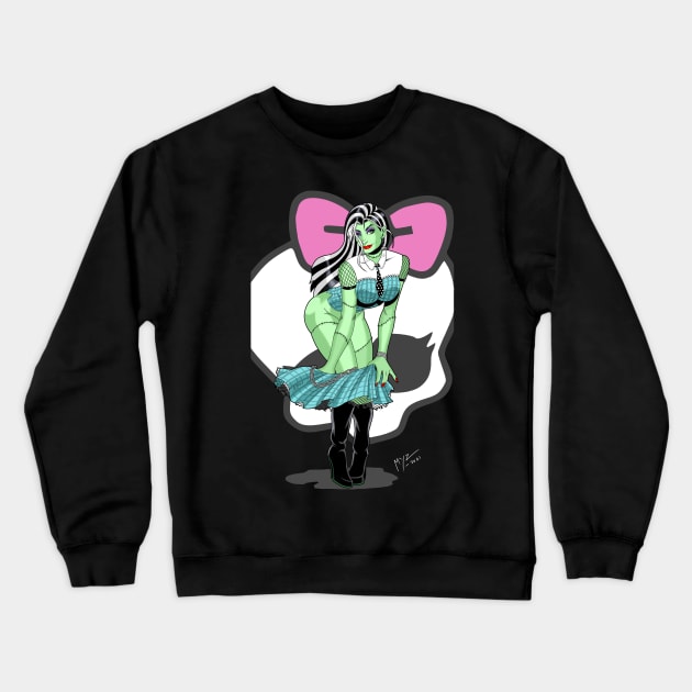 Frankie Crewneck Sweatshirt by ArtbyMyz